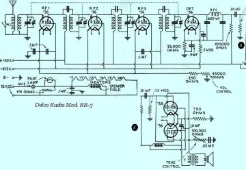 Delco RA3 Compact schematic circuit diagram